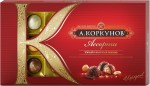 Конфеты, А.Коркунов 192 г Ассорти из темного и молочного шоколада коробка