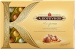 Конфеты, А.Коркунов 256 г Ассорти молочный шоколад коробка