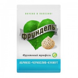 Конфеты, Фрундель 150 г Фруктовый трюфель с кунжутом дой-пак